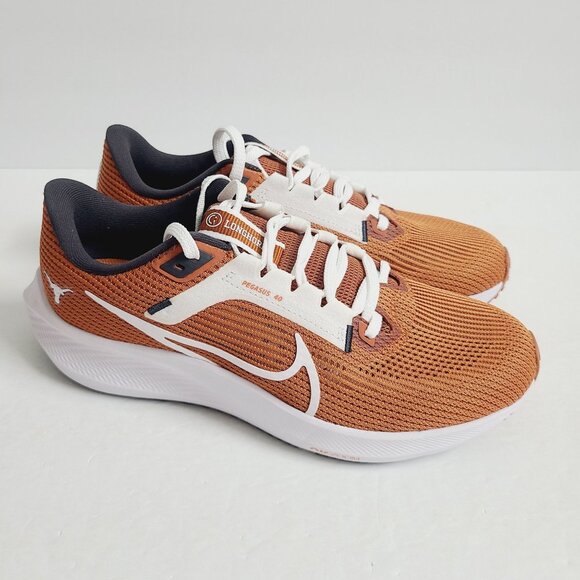 NEW Nike Air Zoom Pegasus 40 Texas Longhorn Shoes DZ5951-100 Size 7 Desert Orang main image 6